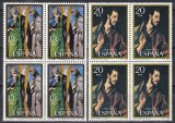 Spania 1982 - Picturi de El Greco, Bloc de 4, MNH, Nestampilat