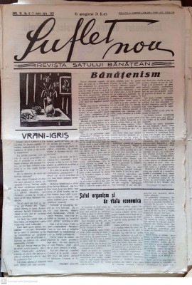 Ziarul SUFLET NOU, editii 1934-1937 foto