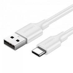 Cablu Date si Incarcare USB-A - USB-C UGREEN US287, 60W, 1.5m, Alb