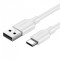 Cablu Date si Incarcare USB-A - USB-C UGREEN US287, 60W, 0.5m, Alb