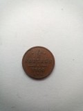 Moneda 1/2 Copeici 1909 XF+ Rusia