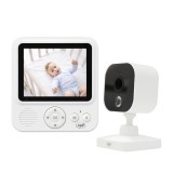 Baby monitor video PNI BM280 cu ecran 2.8 inch, VOX si senzor temperatura