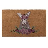 Cumpara ieftin Covoras intrare casa fibre cocos multicolore Iepuras 75x45x1 cm