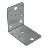 Conectori Unghiulari pentru Lemn: 88 x 88 x 65 x 2.5 mm, Zincați - Stabilitate Garantată