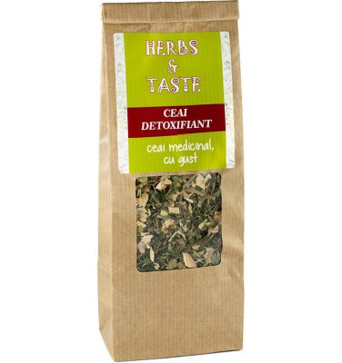 Ceai de Plante Medicinale Detoxifiant 50 grame Herbs&amp;amp;Taste foto