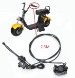 Kit Frana Hidraulica Scuter Electric City Coco Stanga Spate 230cm Motorevolution Maneta Etrier Furtun Senzor