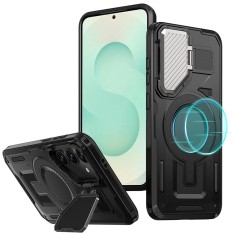Husa Samsung Galaxy S25 Plus protectie camera Techsuit CamVault MagSafe, negru foto