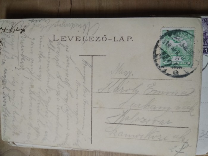 Ilustrata circulatie AustroUngaria teritori Romania Kolozevar Cluj
