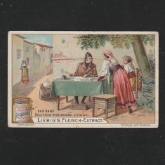 Reclama Litografie &ldquo;Der Brief - Scriitor de scrisori publice in Italia&rdquo; 1900