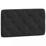 Cumpara ieftin Perna tablie de pat, negru, 90 cm, catifea