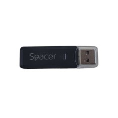 CARD READER extern SPACER, interfata USB 3.0, citeste/scrie: SD, micro SD, Negru, &quot;SPCR-USB3-02&quot; (timbru verde 0.18 lei)
