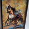 Pictura, tablou modern nou, -CAL IN GALOP NR.1- pictor roman consacrat