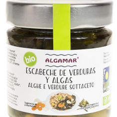 Mancare Escabeche de Legume si Alge Marinate Bio 190gr Algamar