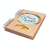 Carnet A5 - Blank - Travel The World | KOMONI Amsterdam