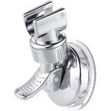 Cumpara ieftin Suport pentru dus, JENUOS&reg;, ABS/PVC, Cu ventuza, reglabil 360 grade, Alb/Argintiu