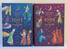 1001 DE NOPTI , BASME ARABE , VOLUMELE I - II , ilustratii de ANA ALFIANU , istorisite de EUSEBIU CAMILAR , 2024 foto