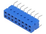 Conector PCB Mamă Dubox 2,54mm 16-PIN THT Aurit