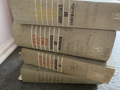Crestomatie romanica, acad. Iorgu Iordan 1965 Academia Romana vol. II, III partea 1, 2, 3 foto