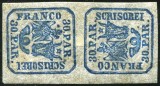 Cumpara ieftin 1864 , Lp 13 a , Principatele Unite 30 Parale , pereche tete-beche , MH, Nestampilat