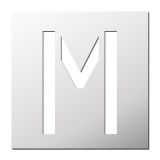 M sablon