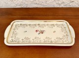 PLATOU DIN PORTELAN CREM- MARCAJ ALKA BAVARIA 1938- 1958 L31,5CM