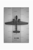 21mxm_aircrafts_014|Frameless Wall Poster, Fighter Jet Top View, Aviation Art, Canvas, 2025 Aviation Collection | A3 (29.7 x 42 cm) - 21mxm_aircrafts_
