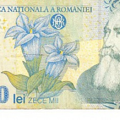 M1 - Bancnota Romania 34 - 10000 lei - emisiune 1999