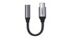Ugreen Adaptor pentru căști mini jack de 3,5 mm la adaptor pentru căști USB tip C 10cm - gri (30632)