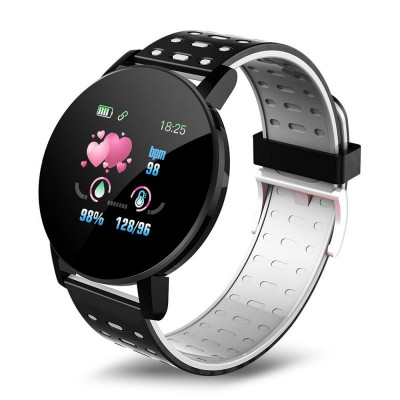 Ceas Smartwatch Techstar&amp;reg; 119 Gri, 1.3 inch IPS, Monitorizare Cardiaca, Tensiune. Oxigenare, Sedentary, Bluetooth, IP65 foto