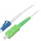 Patch cord fibră optică OS2 LC/UPC-SC/APC 3m alb