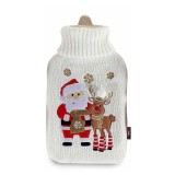 Recipient apa calda model Craciun textil multicolor LI cm 20 x 33 H, 1.5 L