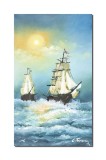 Cumpara ieftin Tablou pictat manual, Veliere, 50x30cm ulei pe panza, gata de agatat pe perete