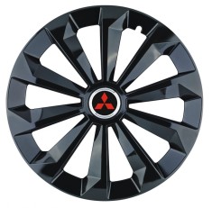 Set 4 capace roti Fame Negru R14 pentru gama auto Mitsubishi foto