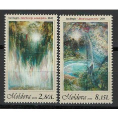 Moldova 2023 Mi 1231/32 MNH - Eminesciana plastica