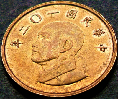 Moneda exotica 1 NEW DOLLAR - TAIWAN, anul 2013 *cod 3646 = A.UNC foto