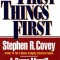 First Things First