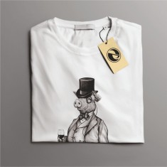 Tricou casual din bumbac 100% de barbati marimea M Politician