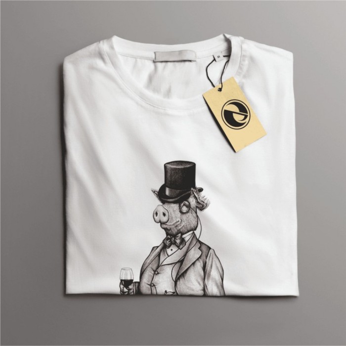 Tricou casual din bumbac 100% de barbati marimea S Politician