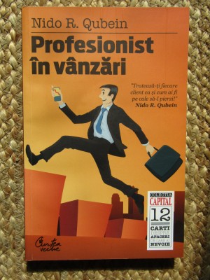 PROFESIONIST IN VANZARI de NIDO R. QUBEIN 2010 foto