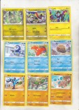 bnk crc Cartonase de colectie - Pokemon Franta 2022 - 49 diferite