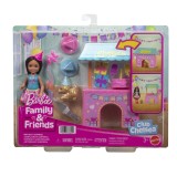 BARBIE FAMILY AND FRIENDS SET CLUBUL LUI CHELSEA ZI DE NASTERE