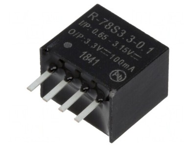 Convertor DC/DC 3.3V 0.1A 0.33W foto