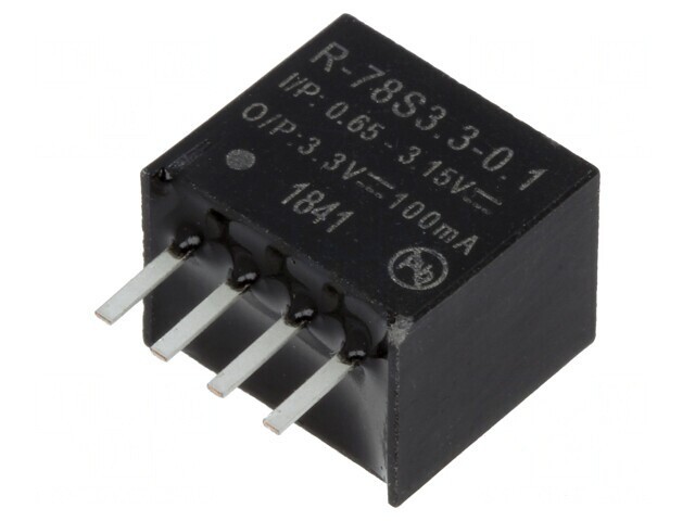 Convertor DC/DC 3.3V 0.1A 0.33W