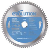 Panza circular pentru taiat otel subtire, pentru fierastraie circulare Evolution 185mm, &Oslash;185 x 20 mm, 68 de dinti TCT