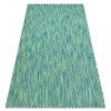 Modern FISY covor SISAL 20776 Zigzag, melanj albastru, 140x190 cm, Dreptunghi