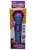 Microfon muzical pentru copii cu lumini si sunete