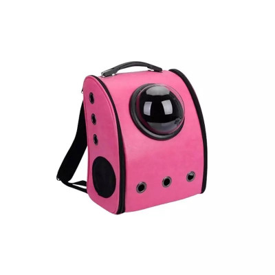 Rucsac transport animale de companie, tip capsula astronaut, Gonga&amp;reg; Roz Pink foto