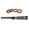 Set Briceag Fluture + Rozeta extensibila , DEPOX&reg; , otel inoxidabil