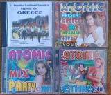 4 cd-uri cu muzică, Grecească, Arabă și Rom&acirc;nească Etno și de Petrecere