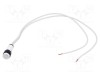 Lampă LED convexă albă 230VAC &Oslash;10mm IP67 POLAM-ELTA